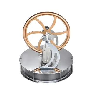 LL-001 Metal Low Temperature Stirling Engine Model Motor Steam Heat DIY Class Education Desktop Display Toy Gifts