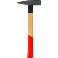RACEL Hammer Schlosserhammer Hammer Holzstiel 100g‑2000g Vorschlaghammer (100-St), Robust, langlebig