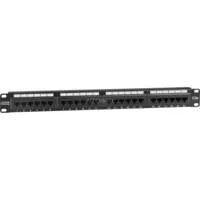 Patchpanel DN-91524U schwarz, 19", Cat.5e, Retail