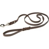 CopcoPet Hundeleine Fettlederleine mit Handschlaufe, Leder