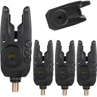 FOX International elektronischer Bissanzeiger Fox 4+1 Mini Micron X + Hardcases - Bissanzeiger Set