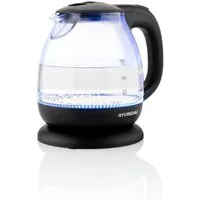 Hyundai Wasserkocher VK101, 1 l, 1100 W, 1100 W, automatische Deckelöffnung und Abschaltung, Spirale für Kabel