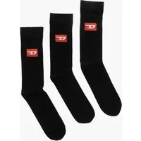Diesel Freizeitsocken Bequeme & Elastische Socken - SKM-RAYTHREEPACK-R (3-Paar)