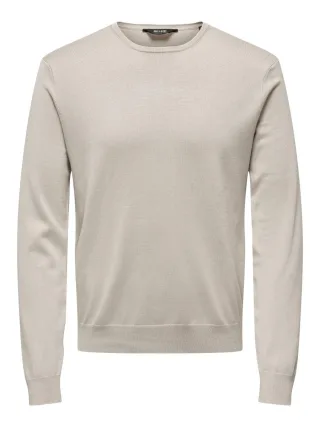 only & sons - Pullover - Onswyler grau - Gr. - L