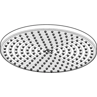 hansgrohe Tellerkopfbrause Pharo Showerpipe 98853000 240mm chrom