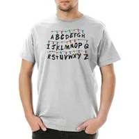 Urban Backwoods Print-Shirt Light Bulb Alert Herren T-Shirt Stranger Lights Alphabet Lichter (1-tlg) Lichterkette Upside Ghost Things