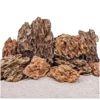 Aquaone Aquarium Aquarium Natursteine Drachenstein braun 10 Kg Gr.L 0,6-2,0 kg Nr.63