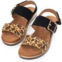 Ara MALAGA Plateausandaletten, Plateausandale, Klettschuh in Bequemweite G (weit)