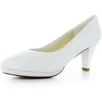 White Lady 833 klassische Leder Brautschuhe Pumps