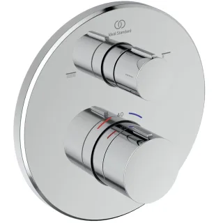 Ideal Standard Badethermostat UP Ceratherm T100 Rosette d:157mm Chrom, A8584AA A8584AA