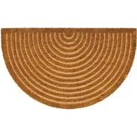 ASTRA Fußmatte Coco Shape 007, Höhe: 15 mm, Türmatte, Kokos, halbrund, rutschfest