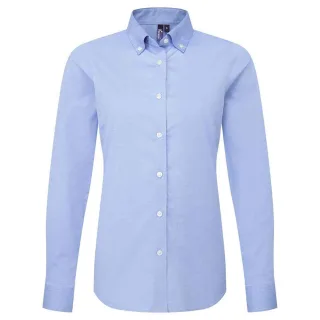Premier - "Supreme" Formelles Hemd für Damen Langärmlig (Dunkelblau)