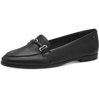 Tamaris Slipper, Blockabsatz, Schlupfschuh, Businessschuh mit hübscher Zierspange