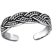 Order & Smile Schmuck Zehenring Zehenring Silber 925: Zehring „Bali“, gestempelt