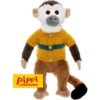 Maskworld Kostüm Pippi Langstrumpf – Herr Nilsson Plüschtier, Pippis frecher Affe als Kuscheltier und Kostümbegleiter