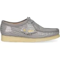Clarks Clarks Wallabee 26176573 7, Schnürschuhe, Grau, Herren Schnürschuh
