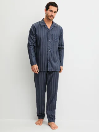 CALIDA - HERREN Pyjama anthrazit - Gr. - L