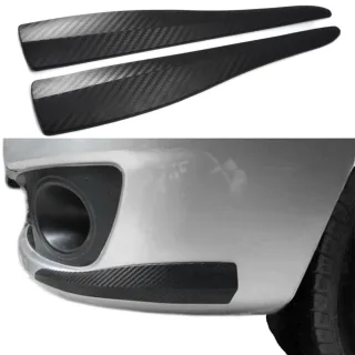 2x Universal Spoiler Ecken Fender Stoßstange in Carbon Optik für viele Fahrzeuge
