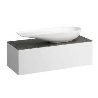LAUFEN Waschtischunterschrank und Waschtischplatte ALESSI 500x1200x370 H4323230972601