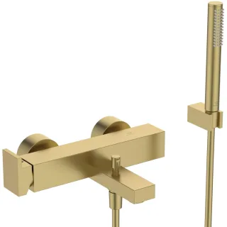 Ideal Standard Badearmatur Aufputz Extra Ausladung 210mm m.Stab-HB Brushed Gold, BD514A2 BD514A2