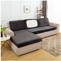 Rosnek Sofahusse Stretch, Samt, mit elastischer Unterseite, für Sofa