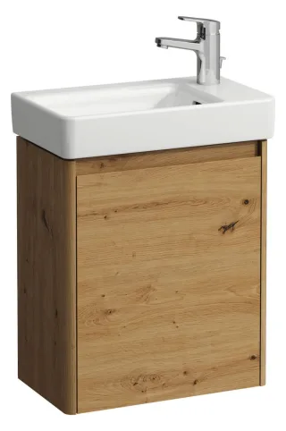 LAUFEN Waschtischunterschrank BASE 2.0 262x454x522 1 Tür m. Griffmulde f.WT H815954 wildeiche, H4112 H4112321082671