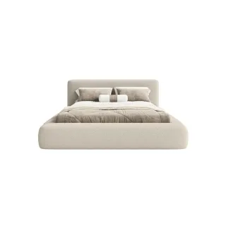 Fedve Polsterbett, Beige, Textil, 200x200 cm, Schlafzimmer, Betten, Polsterbetten