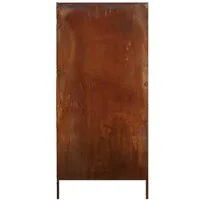 EdelrostPassion Sichtschutzelement, B:80-125cm H:150-200cm zum stecken, metall, 2mm, Edelrost