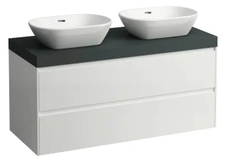 LAUFEN WTU+WT-Platte LANI 495x1185x580 m.Aus re+liPL.65 mm (verkgr) 2 Schubl we matt, H4055741122601 H4055741122601