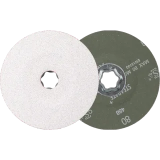 PFERD TOOLS COMBICLICK Keramikkorn Fiberscheibe für weiche NE Metalle - 64194108