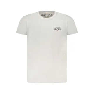 Accademia Militare Weißes Baumwoll-Herren-T-Shirt