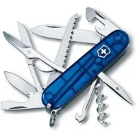 Victorinox Taschenmesser Huntsman blau transparent 1.3713.T2