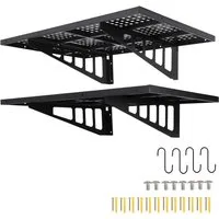 GarveeMore Schwerlastregal Wandregal für die Garage, 24x36 Zoll - Montageset für Stauraum