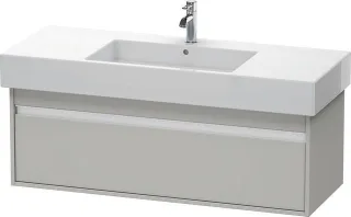 Duravit Ketho Waschtischunterbau wandhängend Betongrau Matt 1200x455x410 mm - KT669200707 KT669200707