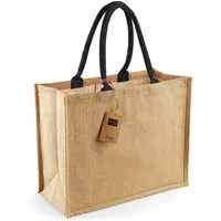 Westford Mill Umhängetasche Classic Jute Shopper 42 x 33 x 19 cm