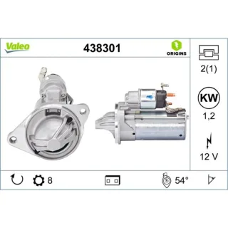 Valeo Anlasser 1,2 kW Ford 438301