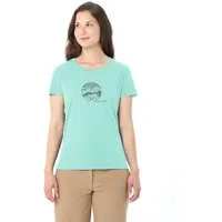VAUDE Funktionsshirt WOMEN'S CYCLIST T-SHIRT V sportliche Passform, Kurzarm, für Radsport und Outdoor-Aktivitäten
