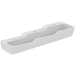 Ideal Standard Reihenwaschtisch Contour 21 Schools 3 Hl. ohne Ül. 1300x430x155 Weiß, S134801 S134801