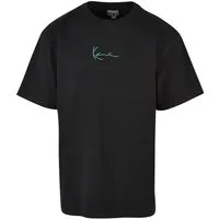Karl Kani Kurzarmshirt Karl Kani Herren Small Signature Green Logo Tee black (1-tlg)