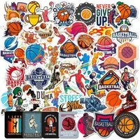 LuxusKollektion Aufkleber Aufkleber Basketball Set 50 Stück wasserdicht niedlich