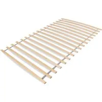 Rollrost Rollrost Birke Federholz 120x200, Ticaa, Kopfteil unverstellbar, starr, Fußteil unverstellbar, starr