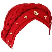 Zaewry Kopftuch Damen-Turban – Vorgebundener Chemo-Kopftuch, Beanie, Mütze, mit gedrehter – Kopfbedeckung für Krebspatientinnen
