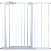RAMROXX Treppenschutzgitter Absperrgitter weiß für 105-135cm Durchgang 110cm Hoch