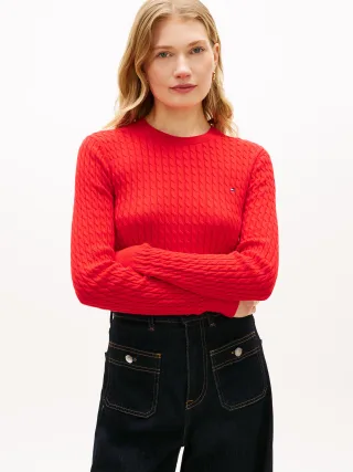 CO CABLE FINE GG C-NK LS SWEATER Fireworks - Gr. - XL