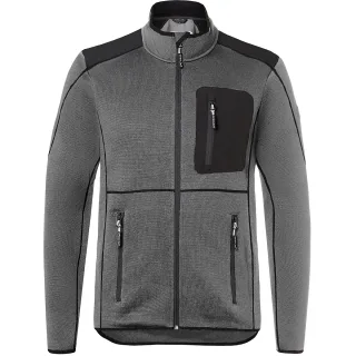 KÜBLER WEATHER Strickjacke anthrazit/schwarz XXL - 1443 6339-9799-XXL