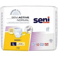seni Inkontinenzboxer Seni Active Normal - L 8x10 Stück (Multipack, 80-St., 8 Packungen à 10 Stück, Gesamtmenge: 80 Stück) Atmungsaktiv, latexfrei, Nässeindikator, wie Unterwäsche anziehbar