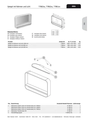 Ideal Standard Trafo MS DEA, TV08367, TV08367 TV08367