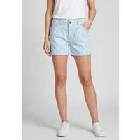 Urban Surface Chinoshorts Damen Stretch-Shorts Chino-Style Bundfalten, stretchy, Aufschlag am Bein