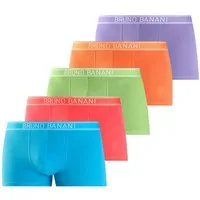 Bruno Banani Boxer Boxershorts für Herren (Packung, 5-St) mit schmalen Streifen und Logoschriftzug im Bund