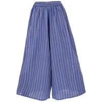 Guru-Shop Relaxhose Weite Marlenehose, gestreifte Sommerhose, Boho.. Ethno Style, alternative Bekleidung